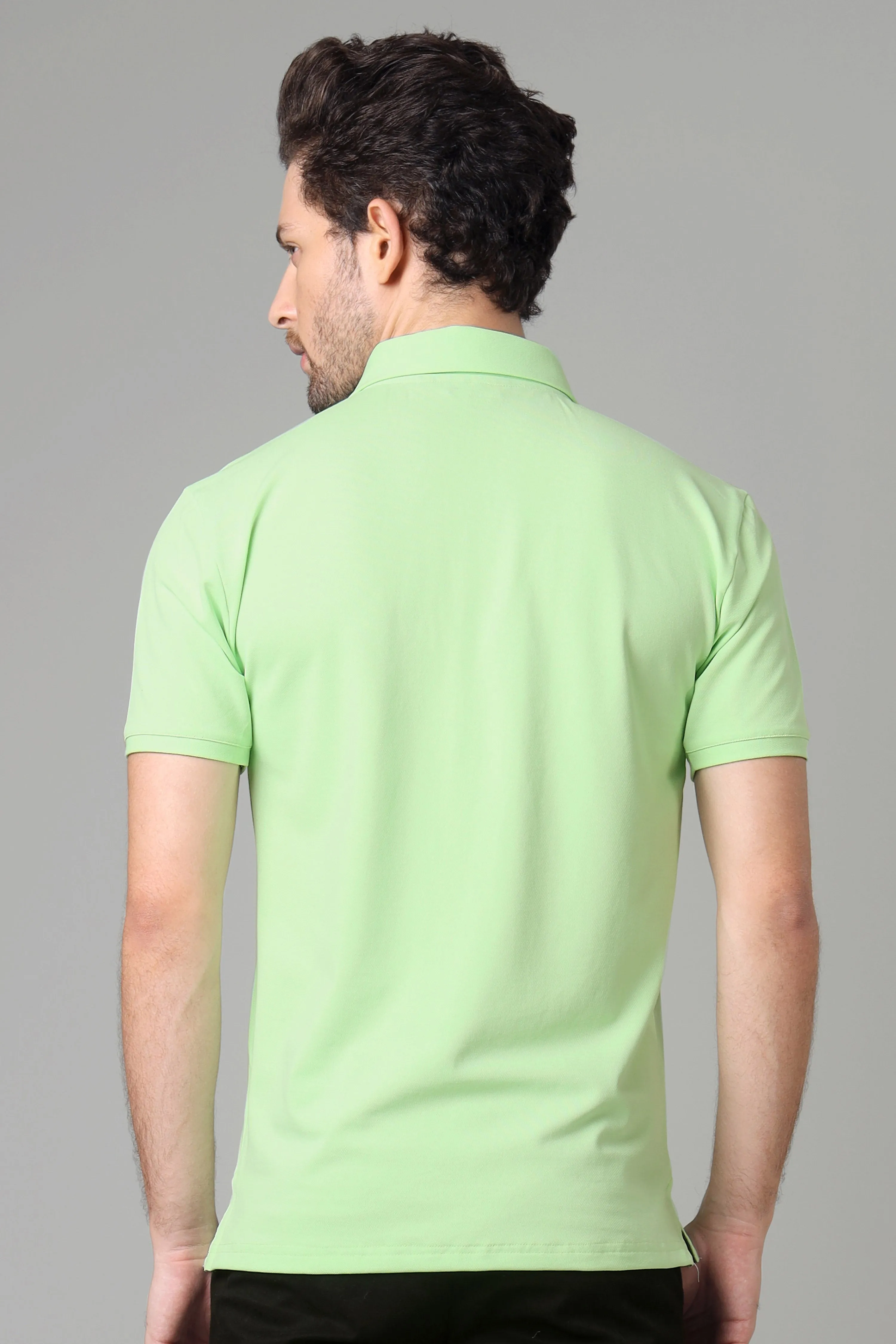 Exclusive Seafoam Green Polo T-Shirt For Men