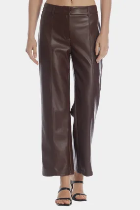 Faux Leather Trouser Pants