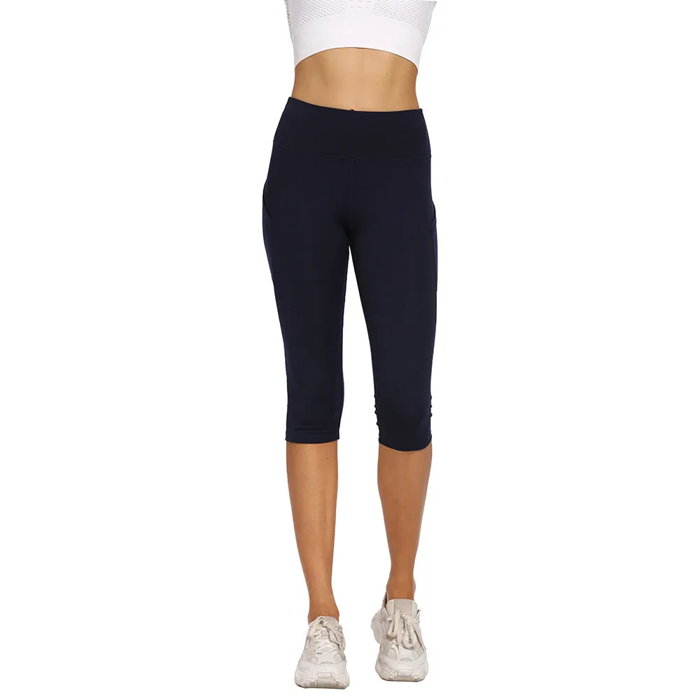 Floral Print Pocket Yoga Women's Camouflage Leggings For Women