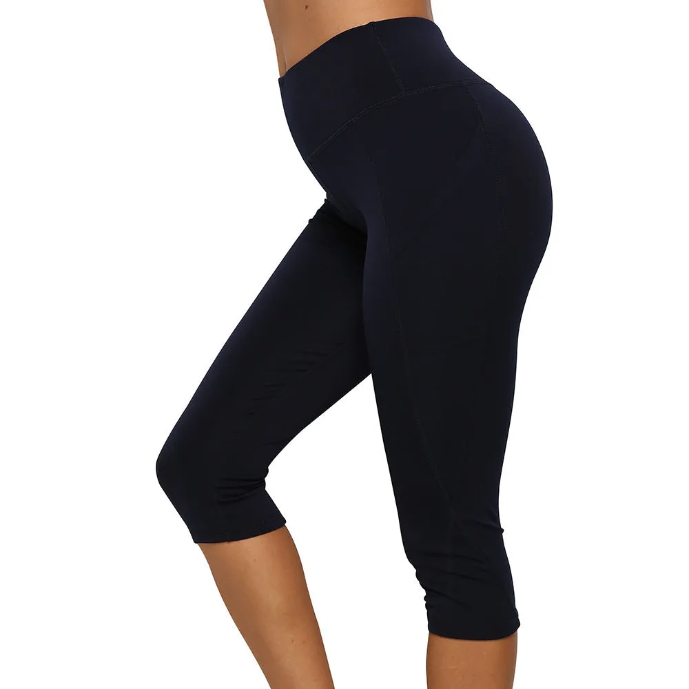 Floral Print Pocket Yoga Women's Camouflage Leggings For Women