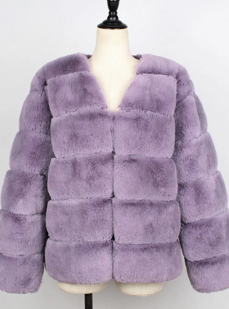 Fur Rabbit Fur Coat With Short Fur Coat In Cross Ditch
