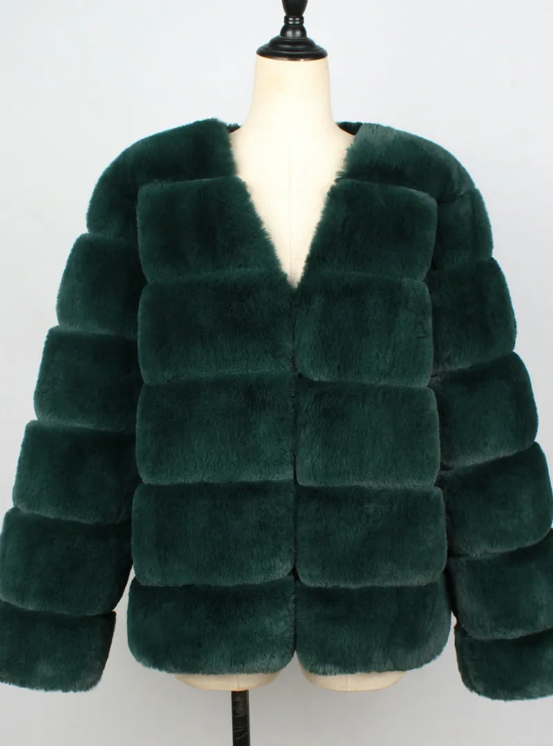 Fur Rabbit Fur Coat With Short Fur Coat In Cross Ditch