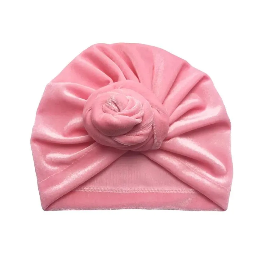 Girls Baby/Toddler Velvet Pretied Headscarf