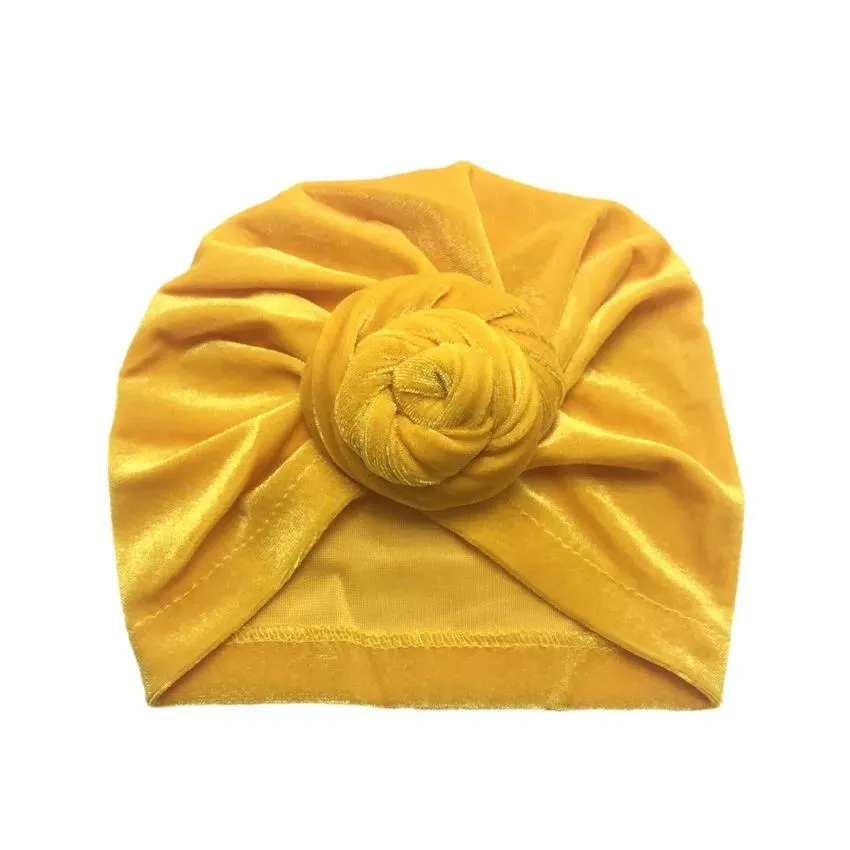 Girls Baby/Toddler Velvet Pretied Headscarf
