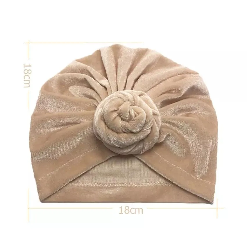 Girls Baby/Toddler Velvet Pretied Headscarf