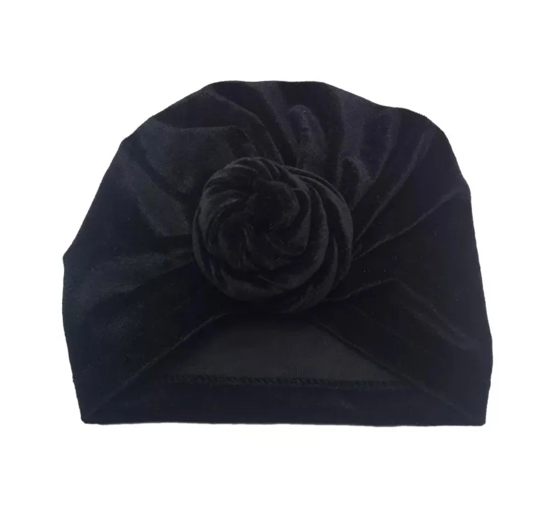 Girls Baby/Toddler Velvet Pretied Headscarf