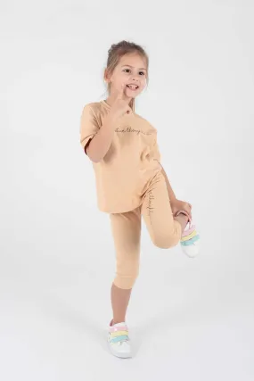 Girls Positive ThoughSB Printed Trend Set AK2227