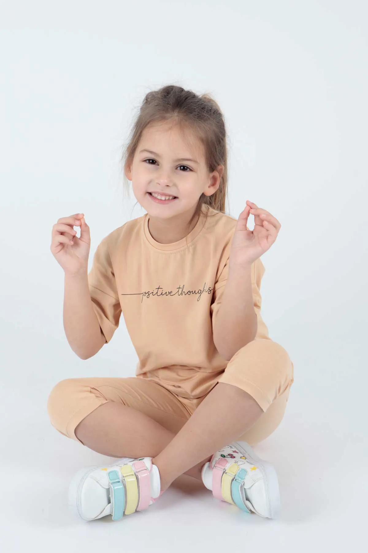 Girls Positive ThoughSB Printed Trend Set AK2227