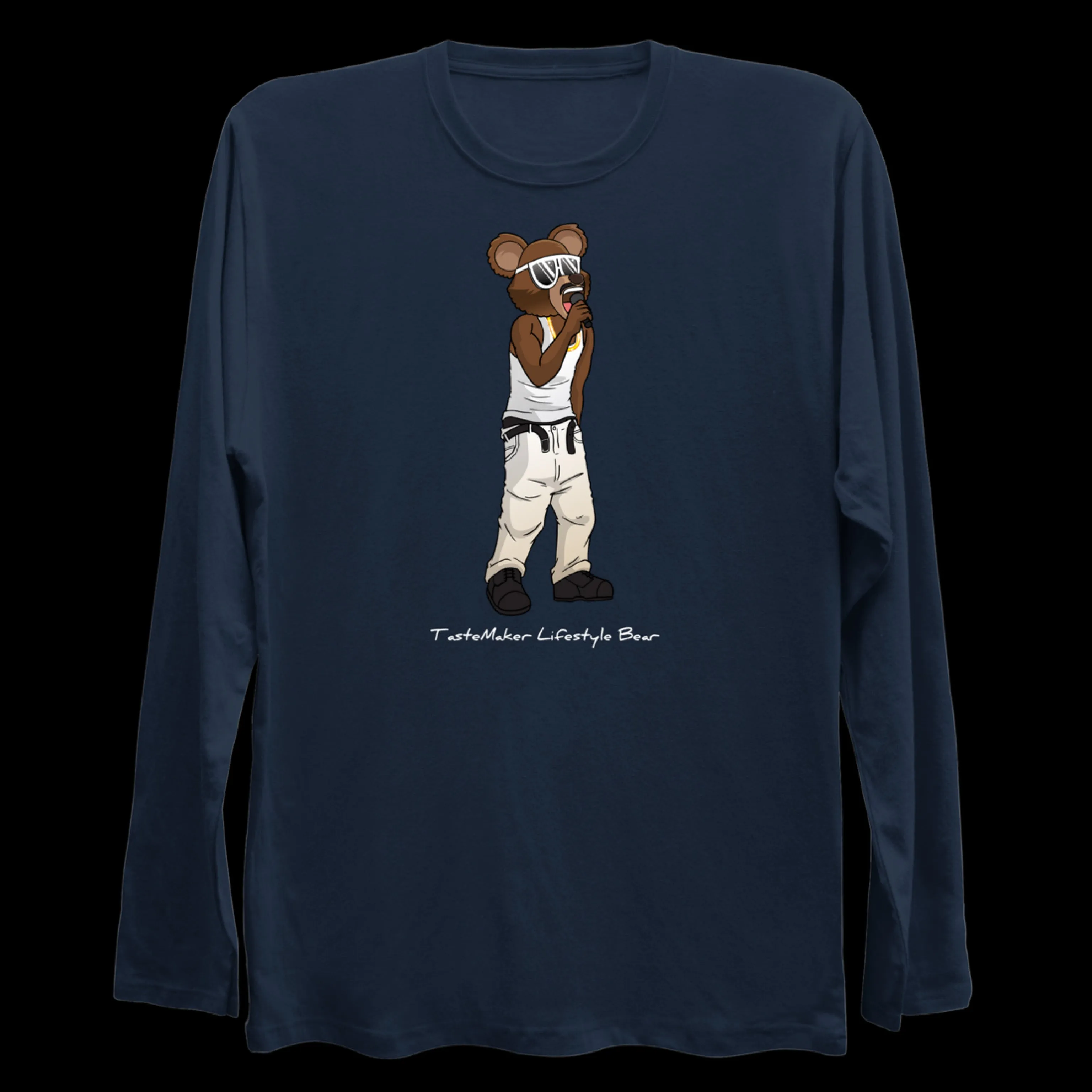 Hollywood Swingin’ Bear Long Sleeve Tee