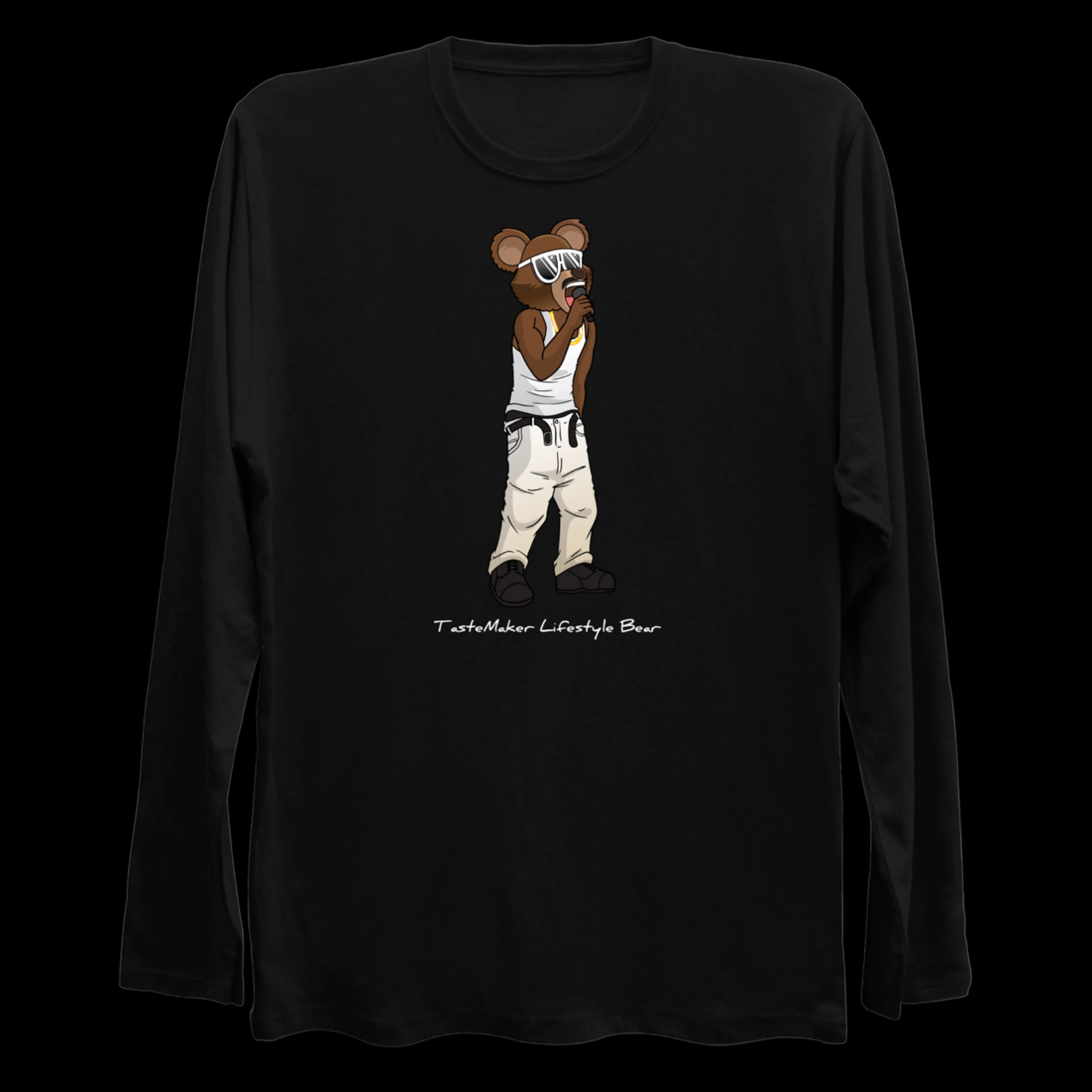 Hollywood Swingin’ Bear Long Sleeve Tee