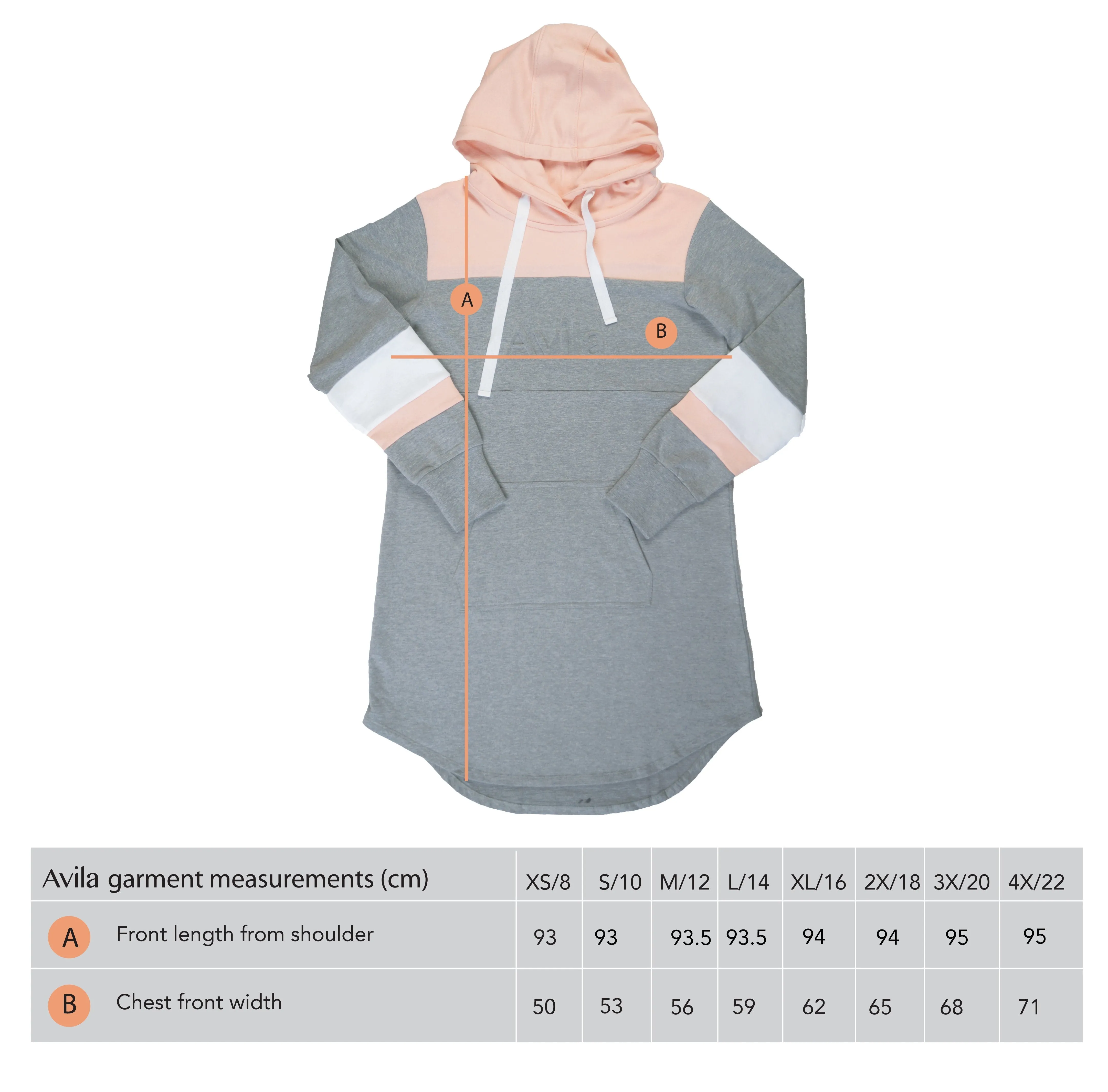 Hoodie Dress - Charcoal