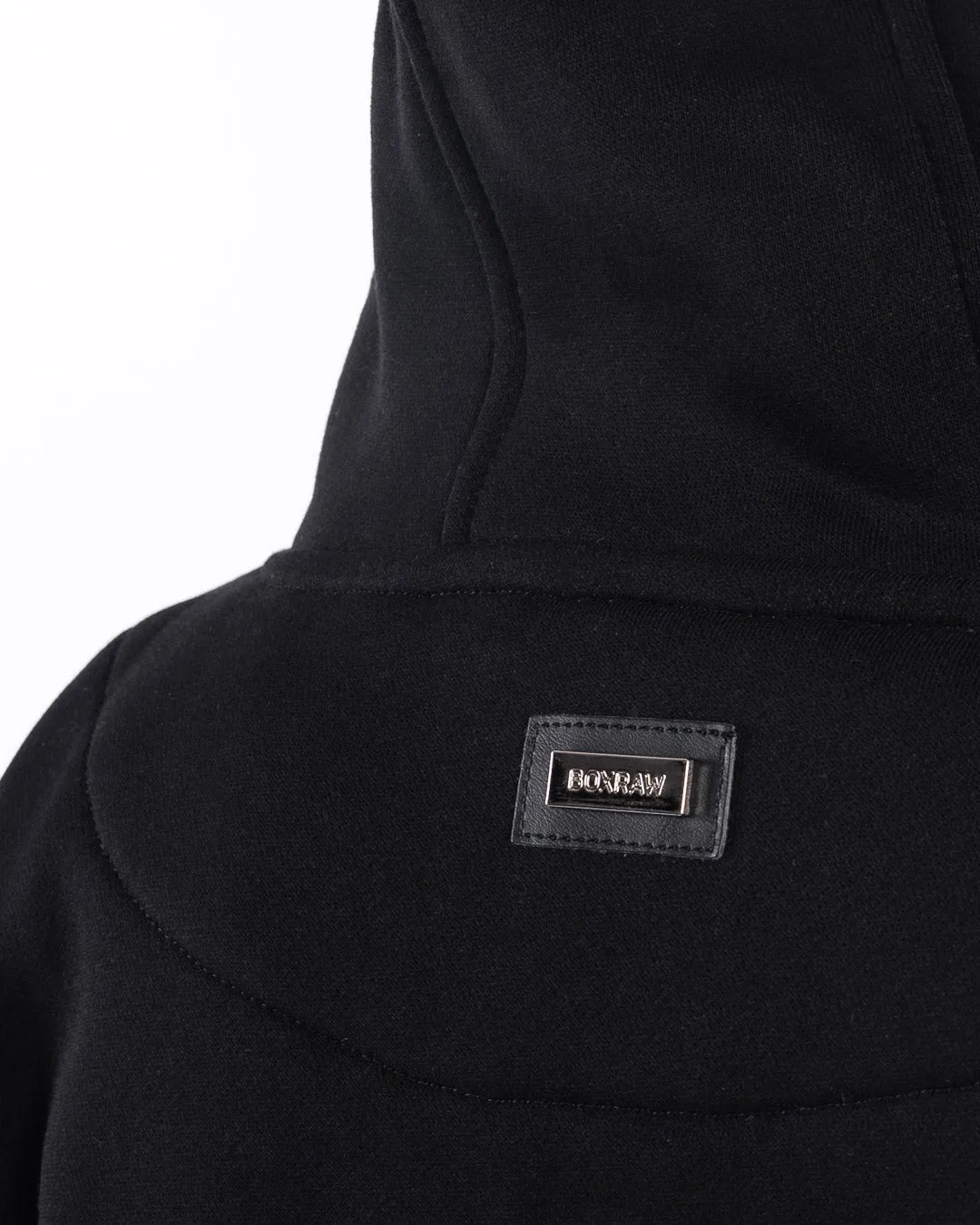 Johnson Cropped Hoodie - Black