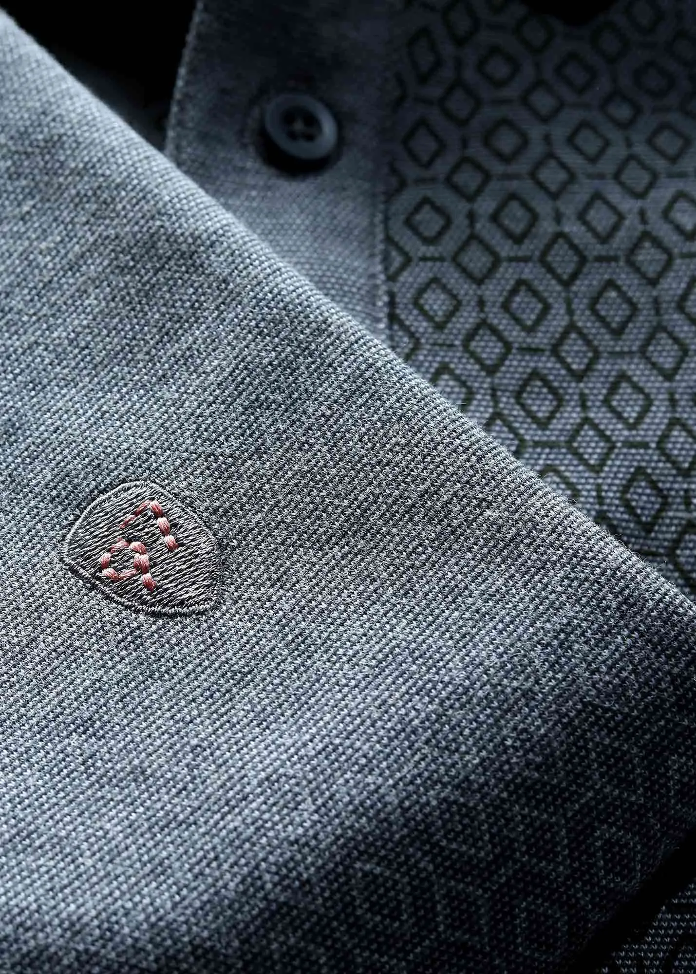 LCY | TIPPED COLLAR BIRD-EYE PIQUE POLO