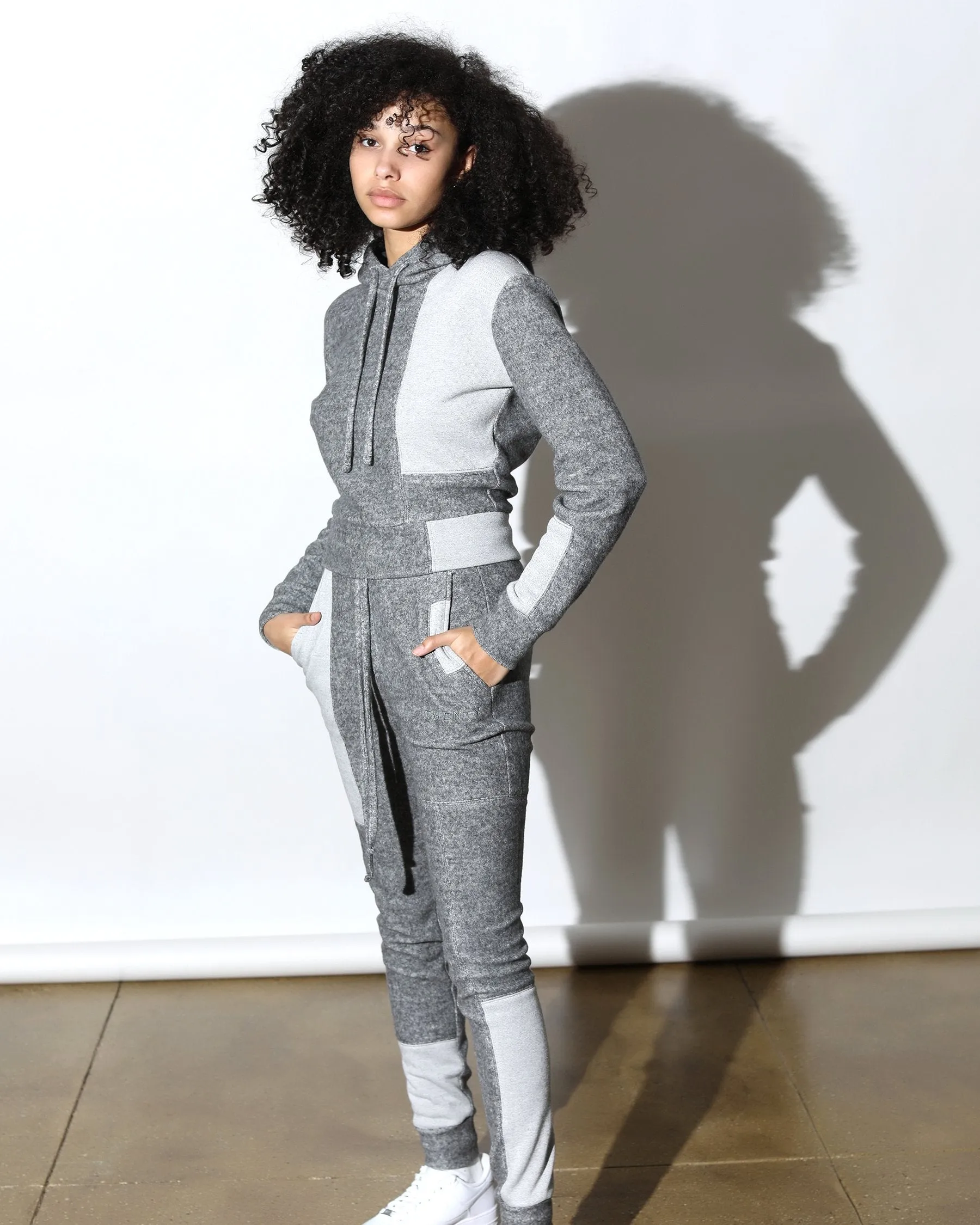 Maddux Plush Fleece Patchwork Sweatpants (FINAL SALE)