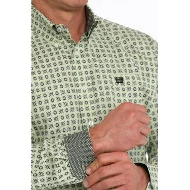 Men's Cinch Medallion Print Button-Down Western Shirt MTW1105862