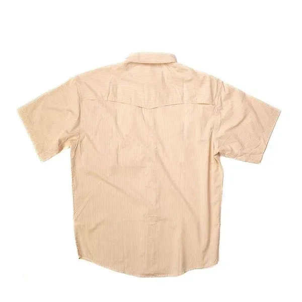 Men's Poncho Slim Fit Pearl Snap Shirt Bulldogger-Crm