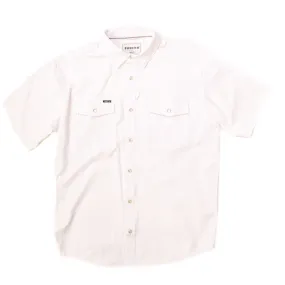Men's Poncho White Pearl Snap Shirt Delrio-Wht