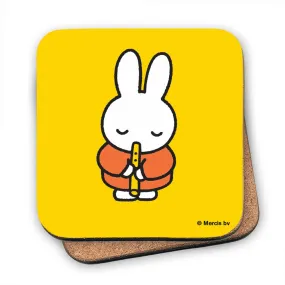Miffy Playing the Recorder Cork Coaster
