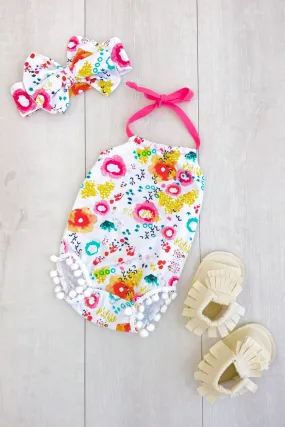 Mini colorful romper
