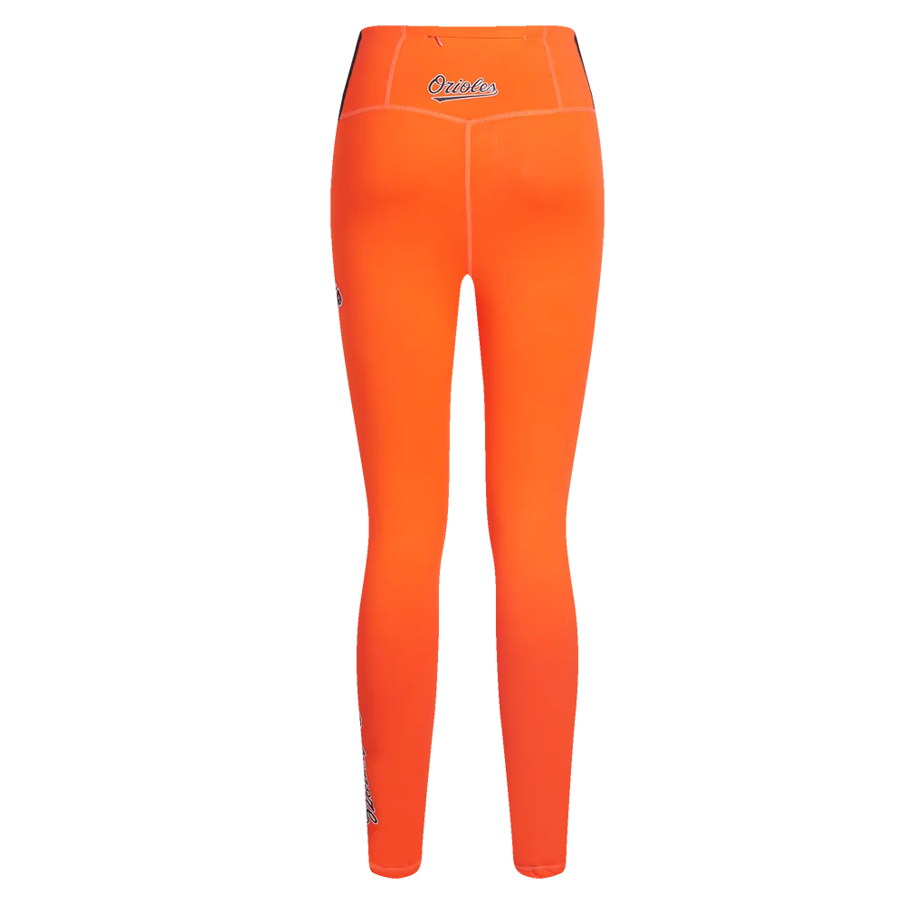 MLB BALTIMORE ORIOLES CLASSIC WOMEN'S JERSEY LEGGING (ORANGE)
