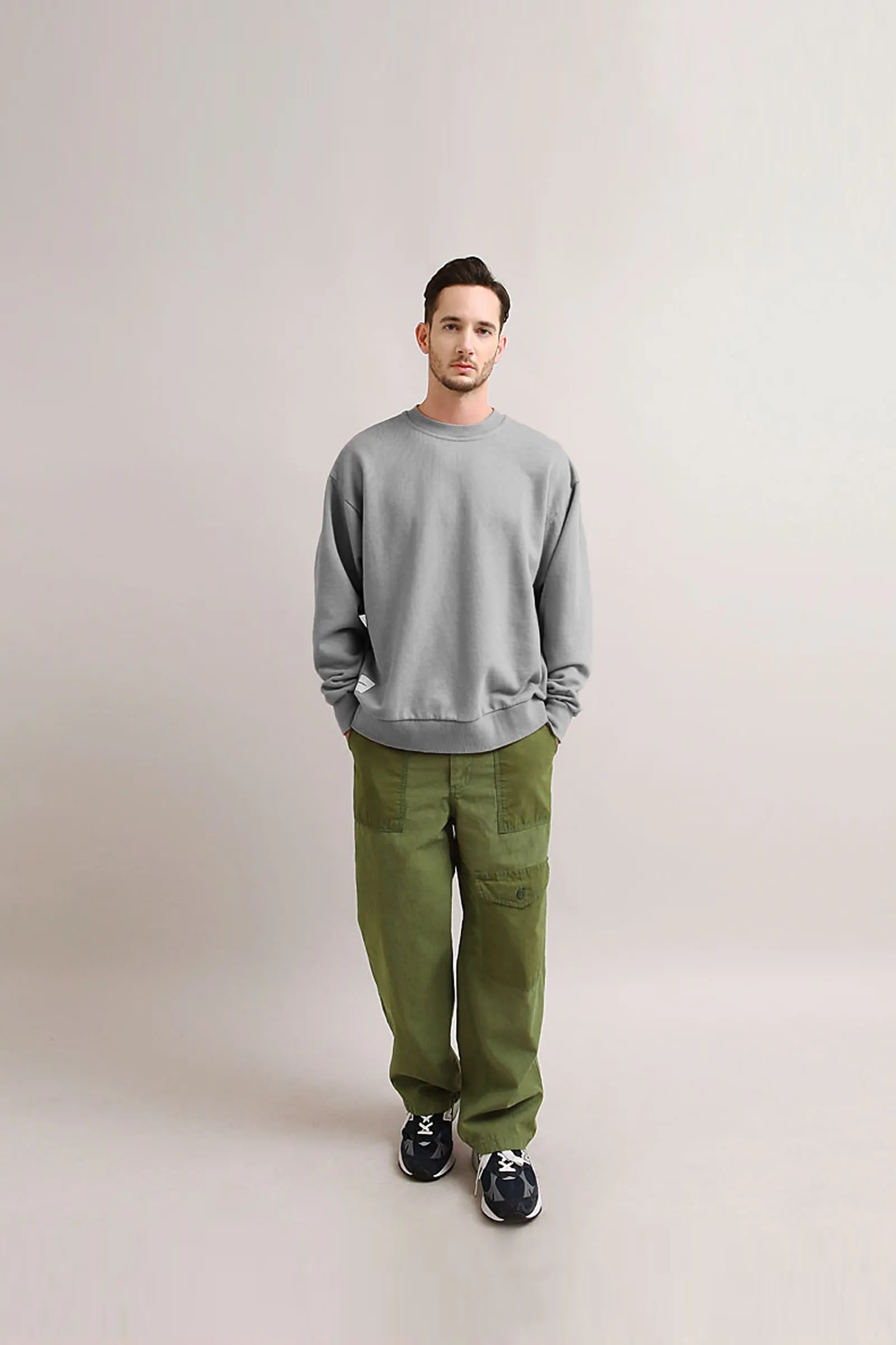 Outstanding & Co. Olive Fatigue Pocket Pants for Men