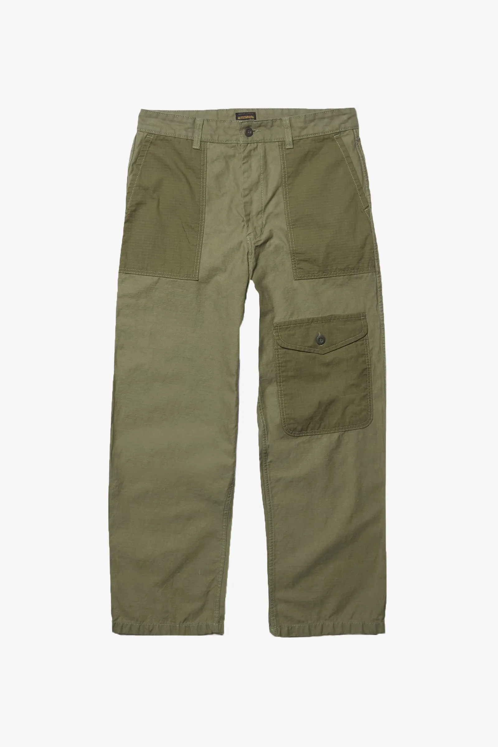 Outstanding & Co. Olive Fatigue Pocket Pants for Men