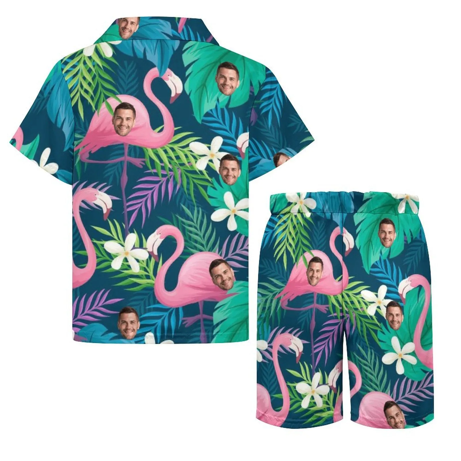 Personalized Face Photo Children's Casual Beach Set