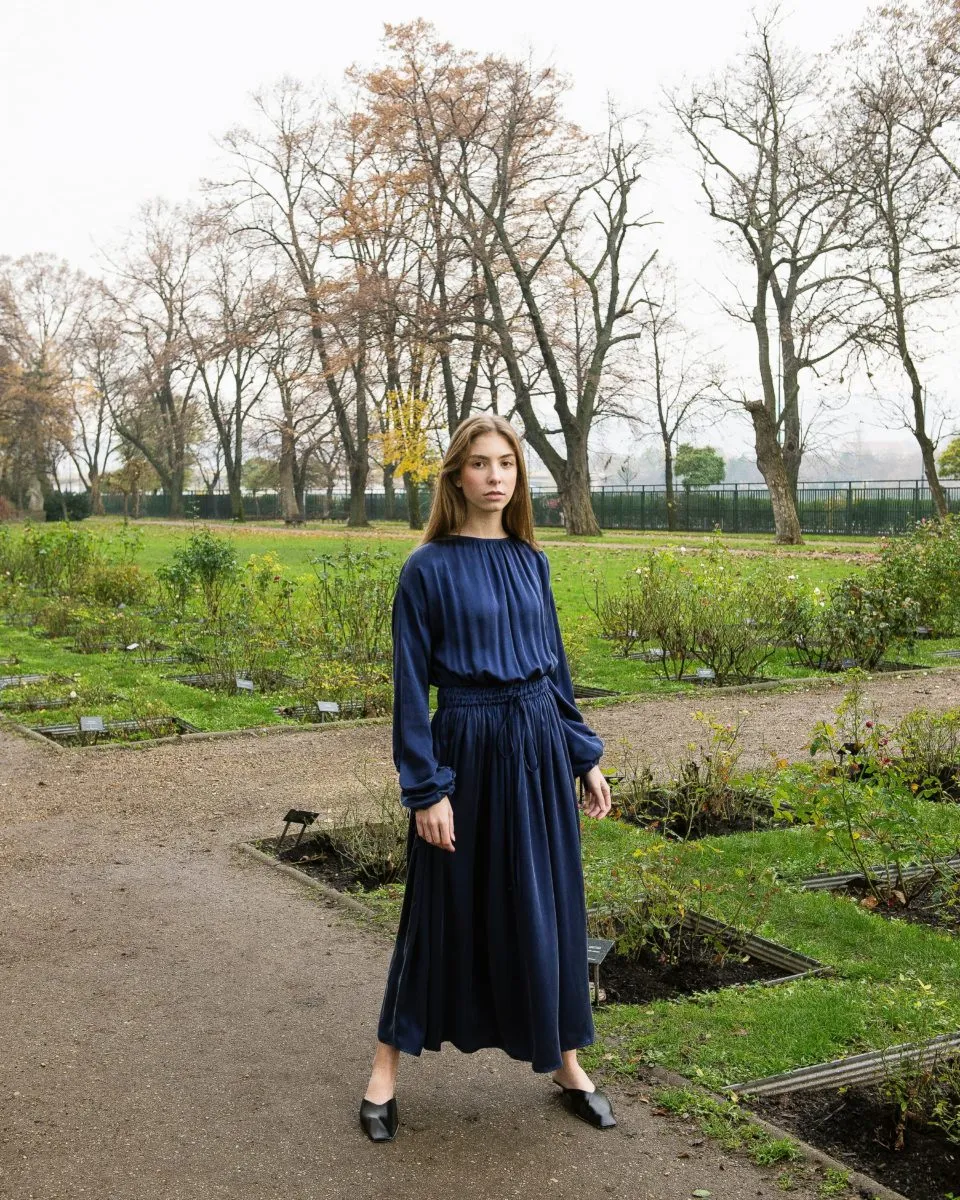 Phantasy silk dress