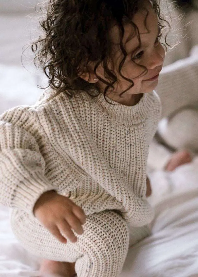 Pure Cotton Knit Pullover