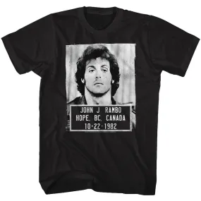 Rambo Mugshot Men's T-Shirt