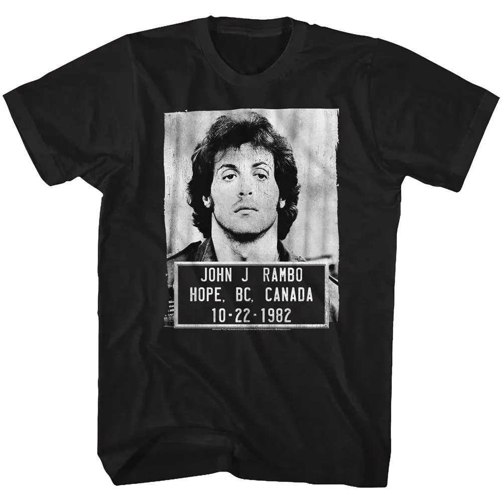 Rambo Mugshot Men's T-Shirt