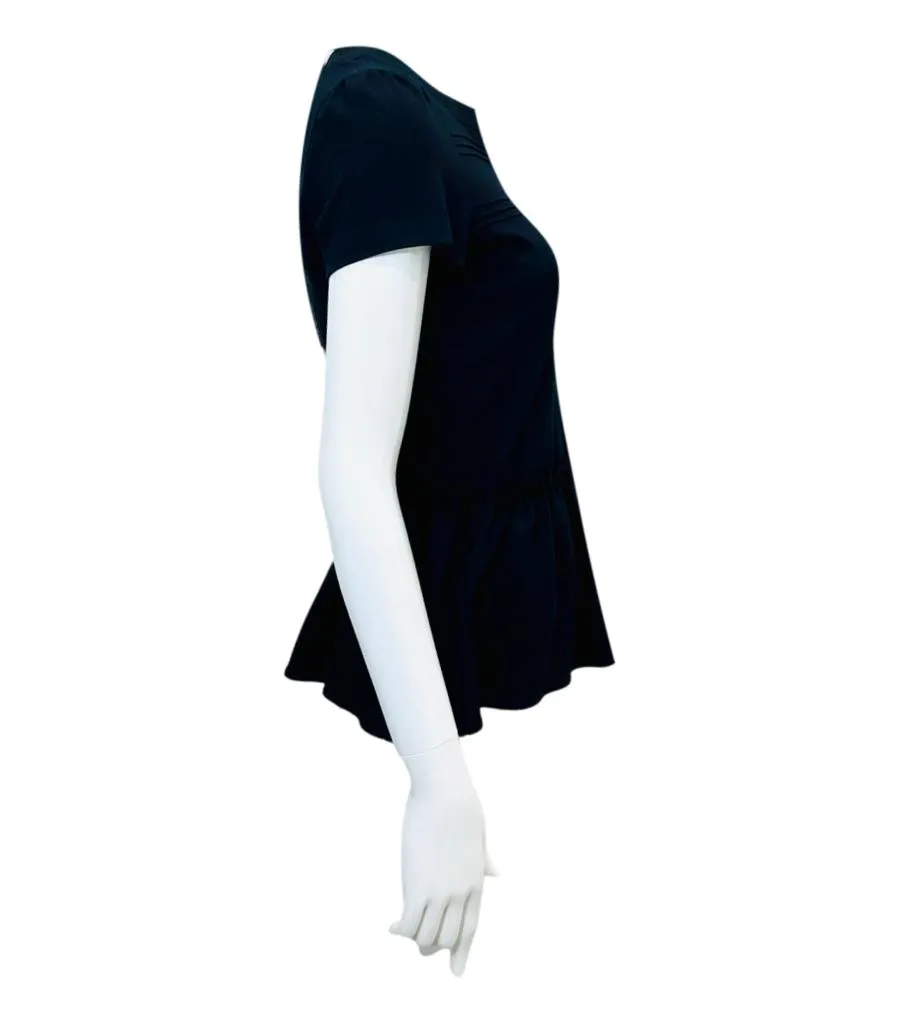 Red Valentino Peplum Top. Size L
