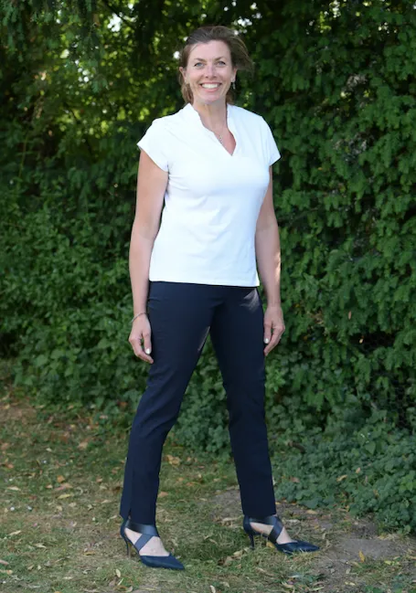 Robell Full Length Marie Trousers in Navy 69