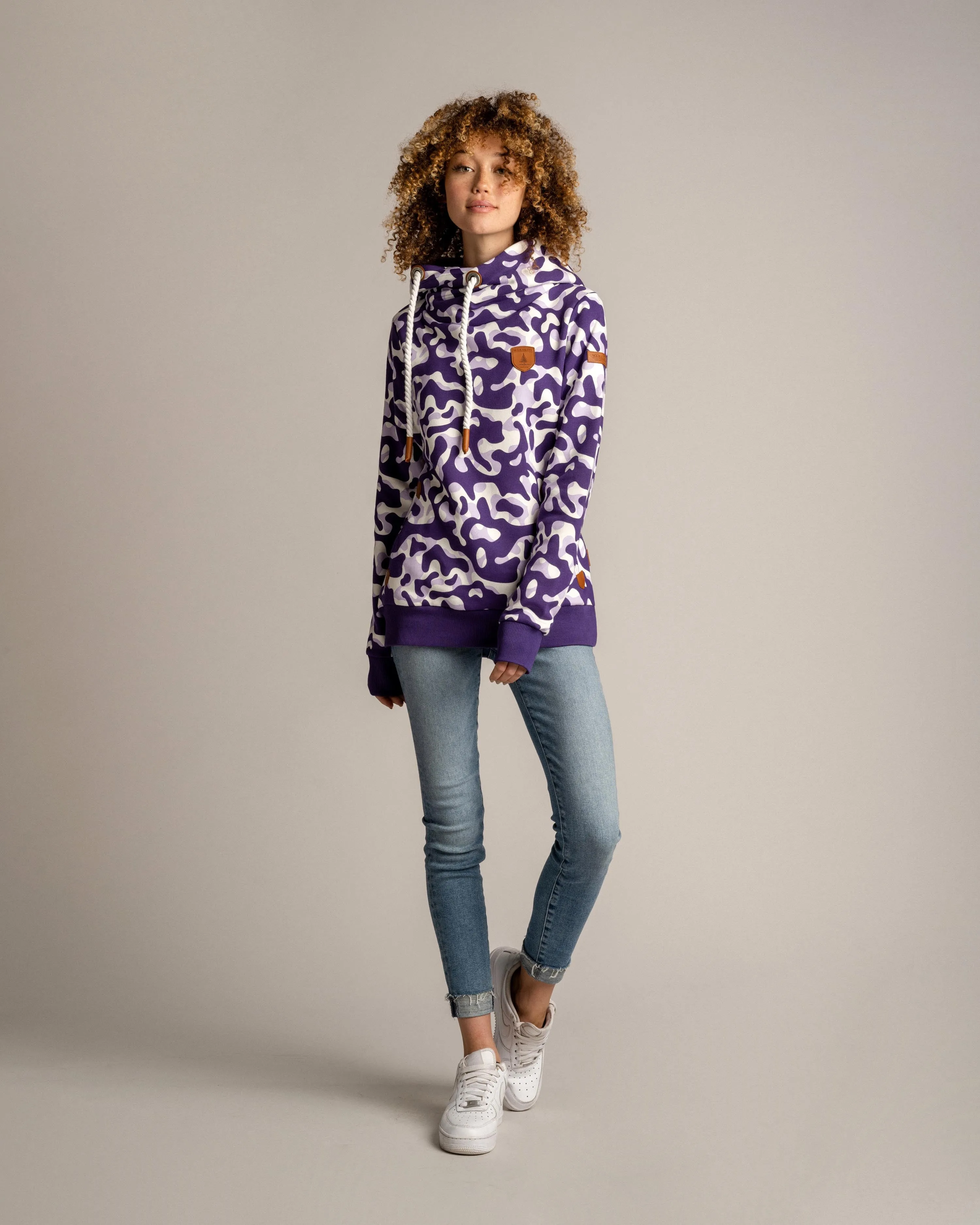 Roxanne Grape Camo Hoodie
