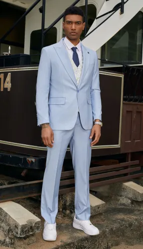 Stacy Adams SM147H1-BLU Mens Suit