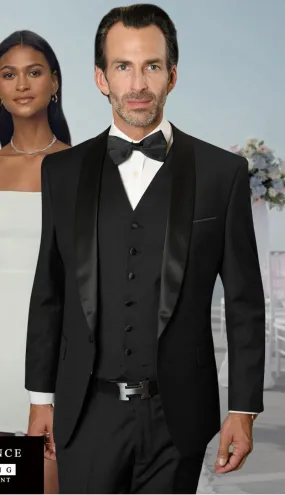 Statement  Capri-3-BLK Mens Suit