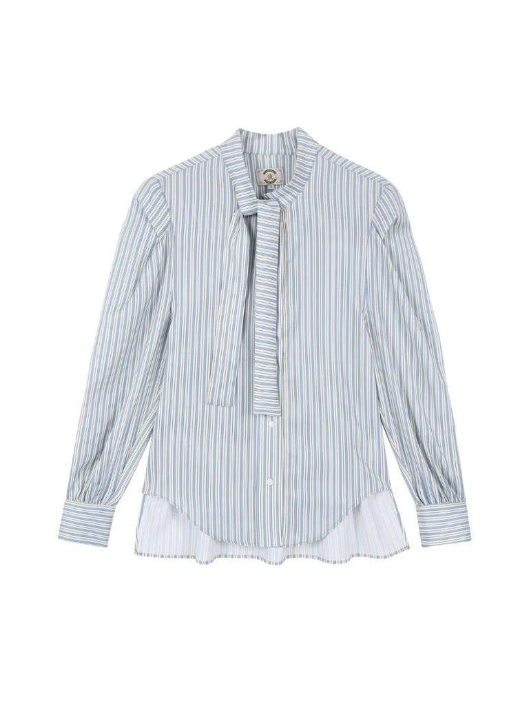 Style Korean Vest   Striped V-neck Shirt