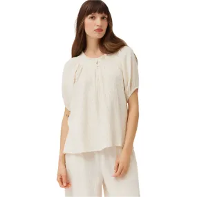 Women's Ditzy Print Gauze Top
